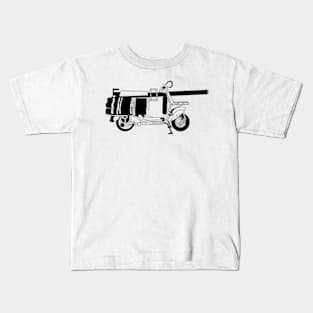 Vespa 150 T.A.P Black Outline Kids T-Shirt